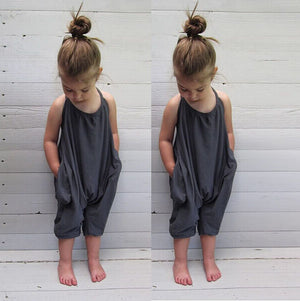 Baby Girl Strap Jumpsuit