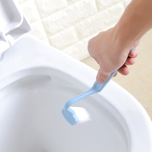 Portable S Shape Toilet Brush Scrubber